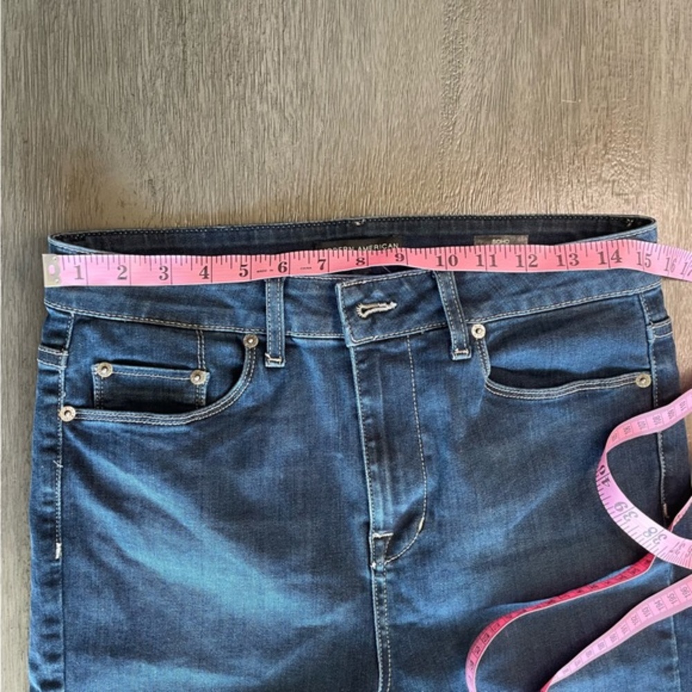 💛 NWT Modern American Dark Blue Soho Ankle Skinny Jeans - Picture 10 of 13